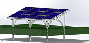 Solar-Bodenmontage-Set, Photovoltaik-Solar-Montagestruktursystem 