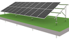 Bodenmontierte Solarmodule für Landwirtschaft und Landwirtschaft