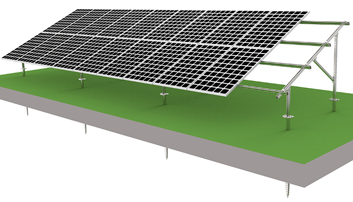 Bodenmontierte Solarmodule für Landwirtschaft und Landwirtschaft