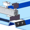 Solarpanel Stehende Nahtklemme Kits Trapezoidales Metalldach Solar Montage -Racking -System