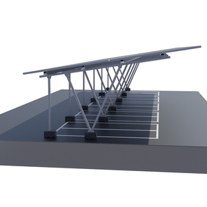 Solar-Carport-Halterung vom Typ A, Metall-Betonblöcke, Keller-Solar-Montagesystem