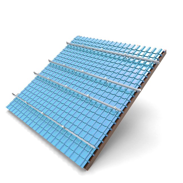  Solar-Montagesystem, Edelstahl, verstellbare Ziegeldachhaken, Fliesenmontagesystem