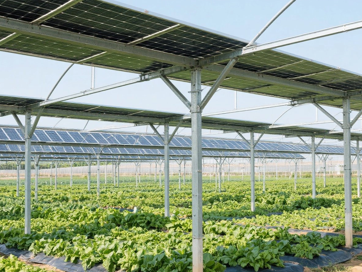 Wie kann ich die Effizienz und die landwirtschaftliche Produktion in der Agrivoltaic -Projektregaldesign ausgleichen?