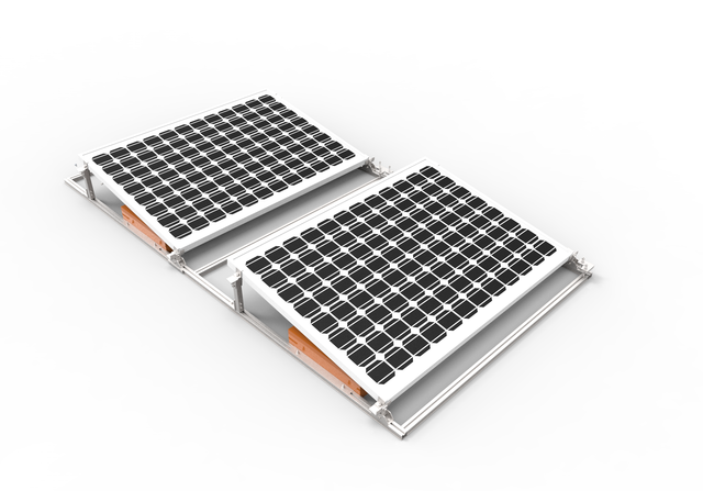 Verstellbare PV-Solar-Flachdach-Montagehalterung, Solarstromsystem, Aluminium-Regal für Zuhause