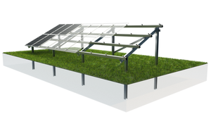 Bodensolarmontage mit C-Kanal-Stahlträger-Solarpanelsystem