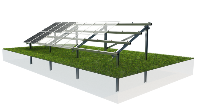 Bodensolarmontage mit C-Kanal-Stahlträger-Solarpanelsystem