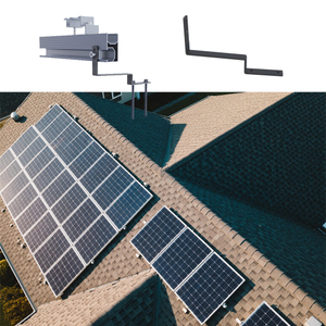 Solarpanel -Dach -Asphaltschindeln Haken Kits Metallblech Solardach Photovoltaik Montagesystem