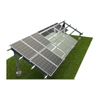Sonnenkollektoren gemahlene Solarmontagestruktur mit Beton Block Foundationa