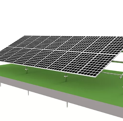 ein Solarpanel montiert