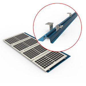  Trapezoidales Metalldach stehende Naht Metalldach Solar Montage -Stützsystem